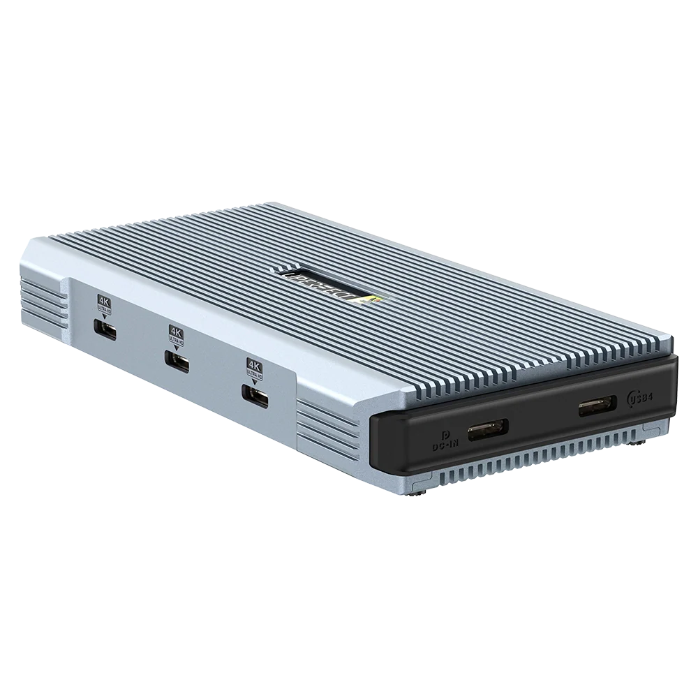 UHub Power X3 - 3-in-1-Dockingstation mit USB-C-Anschluss für drei 4K-Monitore mit 60 Hz für Windows - Image 6