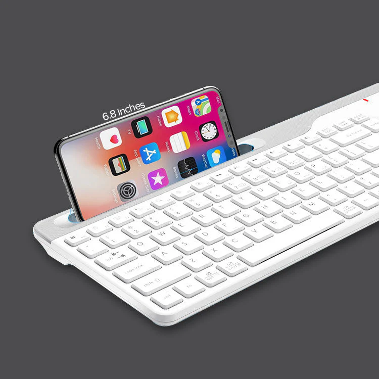 UPERFECT 15.6 Zoll Wireless Bluetooth Keyboard Full Size Four Devices Switch - Image 6