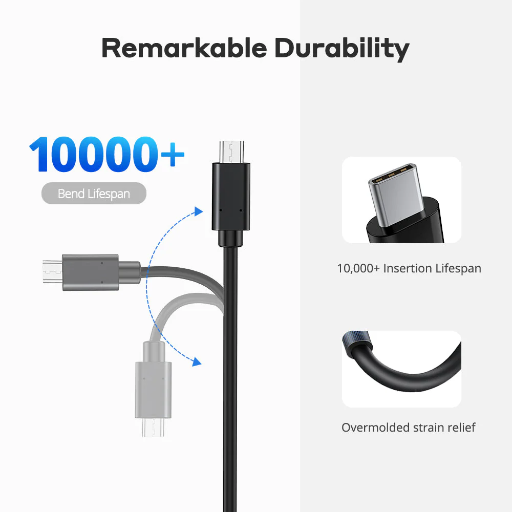 USB 3.1 Type C Cable Fast Charging USB C Auf USB C Kabel - Image 3