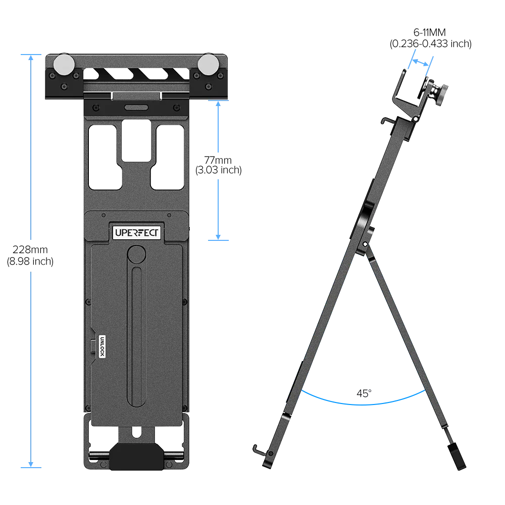 UStand Air S1 - Schwebender, stapelbarer, tragbarer Monitorständer für flexible Dual-Screen-Konfigurationen - Image 9